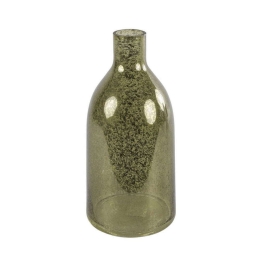 Βάζο Γυάλινο 013.788506 14x29cm Green Γυαλί