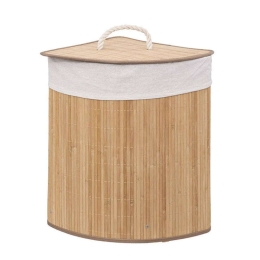 Καλάθι Απλύτων Γωνιακό 07.174781 35x35x50cm Natural Bamboo
