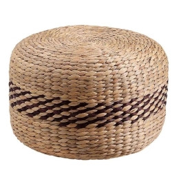 Σκαμπώ 00.06.66209 Φ45x30cm Natural-Black