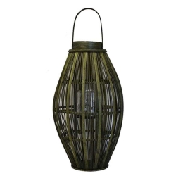 Φανάρι Bamboo 00.06.61039 34x59/74cm Olive-Brown Bamboo
