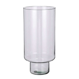 Βάζο Γυάλινο Fallon 02.1110742 24x50cm Clear Γυαλί