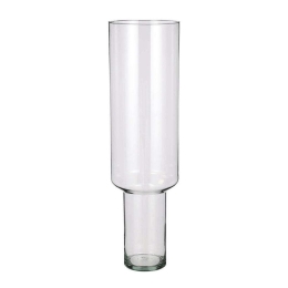 Βάζο Γυάλινο Fallon 02.1110743 19x70cm Clear Γυαλί