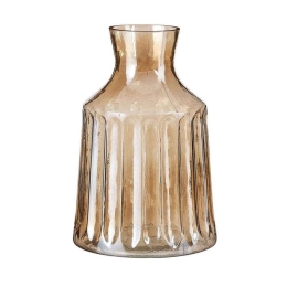 Βάζο Γυάλινο Tammy 02.1122551 15x23cm Honey Γυαλί