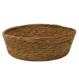 Καλάθι Ψάθινο 00.06.61106 Φ28x10cm Natural Ψάθα