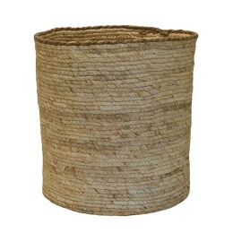 Καλάθι Ψάθινο 00.06.67557 Φ40x43cm Ecru Ψάθα