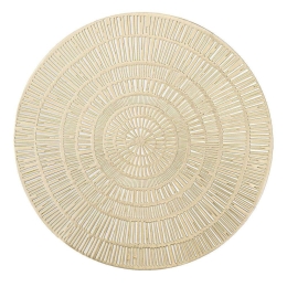 Σουπλά Στρογγυλό 07.188903A Φ38cm Gold PVC