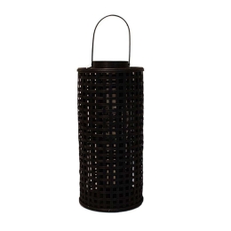 Φανάρι Bamboo 00.06.61126 Φ24x53,5cm Black-Natural Bamboo