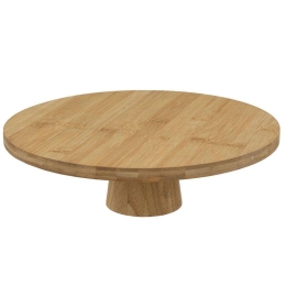 Τουρτιέρα Με Πόδι 07.188462 Φ28cm Natural Bamboo