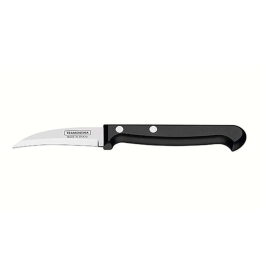 Μαχαίρι Ξεφλουδίσματος Ultracorte 020.23851.103 7,6cm Inox-Black Tramontina Ανοξείδωτο Ατσάλι
