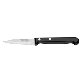 Μαχαίρι Ξεφλουδίσματος Ultracorte 020.23850.103 7,6cm Inox-Black Tramontina Ανοξείδωτο Ατσάλι