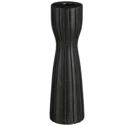 Κηροπήγιο Mango 02.1144652 6x20cm Black Ξύλο