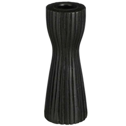 Κηροπήγιο Mango 02.1144653 6x15cm Black Ξύλο