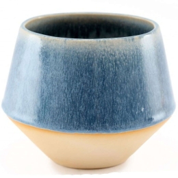 Κασπώ 014.MN0052 12x16cm Ecru-Blue Κεραμικό