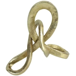 Διακοσμητικός Κόμπος 013.801317 18x7x18cm Gold Μέταλλο