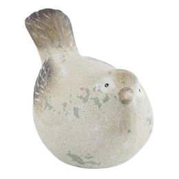 Πουλί Διακοσμητικό 013.802452 13,5x8,7x10,2cm Κεραμικό White