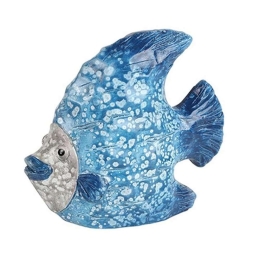 Ψάρι Διακοσμητικό 013.802539 14x5,5x12,5cm Κεραμικό Blue Κεραμικό