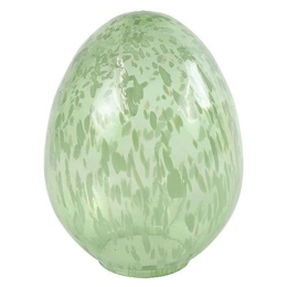 Αυγό Διακοσμητικό 013.803741 Φ11,5x15cm Γυάλινο Green