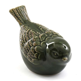 Πουλί Διακοσμητικό 014.FT0026 10,5x7cm Κεραμικό Green