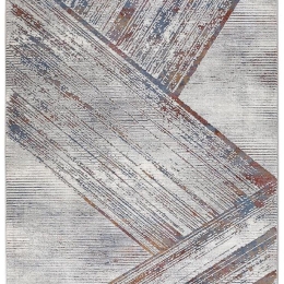 Χαλί Valencia 9175C Grey-Multi New Plan 160X230cm
