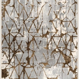 Χαλί Manhattan 6125B Beige-Grey New Plan 66X140cm