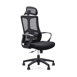 BF8600 ΠΟΛΥΘΡΟΝΑ ΓΡΑΦΕΙΟΥ ΔΙΕΥΘΥΝΤΗ, MESH ΜΑΥΡΟ, ΥΦΑΣΜΑ ΜΑΥΡΟ