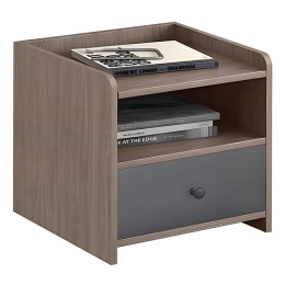 ORIENT ΚΟΜΟΔΙΝΟ ΜΕ 1 ΣΥΡΤΑΡΙ, ΑΠΟΧΡΩΣΗ SONOMA OAK-GREY