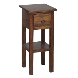 CLASSIC STAND - ΤΡΑΠΕΖΑΚΙ ΒΟΗΘΗΤΙΚΟ H.55CM - 1 ΣΥΡΤΑΡΙ, ΞΥΛΟ SHEESHAM ΚΑΡΥΔΙ