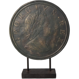 ΔΙΑΚΟΣΜΗΤΙΚΟ ARTELIBRE ΡΩΜΑΙΚΟ ΝΟΜΙΣΜΑ ΚΑΦΕ POLYRESIN 28X7X36CM