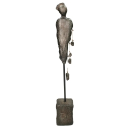 ΔΙΑΚΟΣΜΗΤΙΚΟ ARTELIBRE ΦΙΓΟΥΡΑ ΜΑΥΡΟ POLYRESIN 7.5X7.5X46.5CM