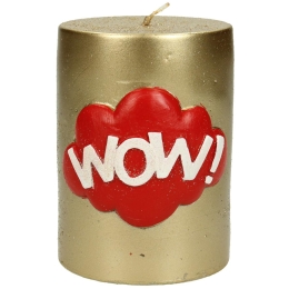 ΚΕΡΙ ARTELIBRE 'WOW!' ΧΡΥΣΟ 7.5X7.5X10CM