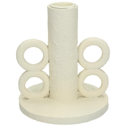 ΚΗΡΟΠΗΓΙΟ ARTELIBRE ΛΕΥΚΟ POLYRESIN 11X11X12.4CM