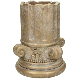 ΚΑΣΠΩ ARTELIBRE ΣΤΗΛΗ ΧΡΥΣΟ ΤΣΙΜΕΝΤΟ 14.5X14.5X16.5CM
