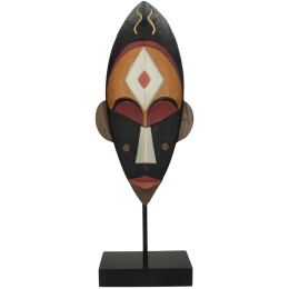 ΔΙΑΚΟΣΜΗΤΙΚΟ ARTELIBRE ΜΑΣΚΑ ΚΑΦΕ POLYRESIN 15.5X9X48CM
