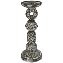ΚΗΡΟΠΗΓΙΟ ARTELIBRE TRIBAL ΚΑΦΕ POLYRESIN 11.5X11.5X28CM