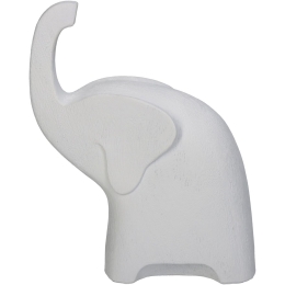 ΔΙΑΚΟΣΜΗΤΙΚΟ ARTELIBRE ΕΛΕΦΑΝΤΑΣ ΛΕΥΚΟ POLYRESIN 16X8X20.5CM