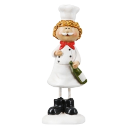 ΦΙΓΟΥΡΑ COOK "STAR CHEF" ΠΟΛΥΡΕΖΙΝΗ ΛΕΥΚΟ PU PCS. ASSORTED 4.5X4.5X13CM