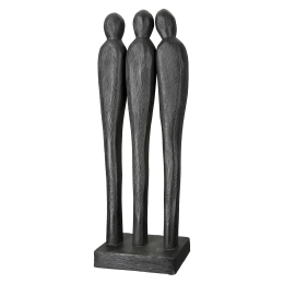 ΓΛΥΠΤΟ '3 PEOPLE' ΟΜΑΔΑ ΞΥΛΟ ΜΑΝΓΚΟ ΜΑΥΡΟ 6.5X14X36CM