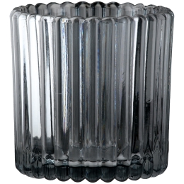 ΦΑΝΑΡΙ ΚΑΤΑΙΓΙΔΑΣ "NOSTRA" ΓΥΑΛΙΝΟ ANTHRACITE PU 18H. 75 CM D. 75 CM