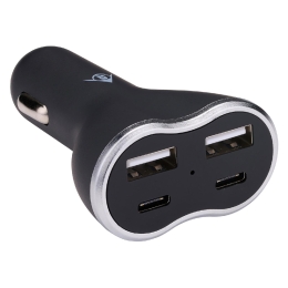 ΦΟΡΤΙΣΤΗΣ ΑΥΤΟΚΙΝΗΤΟΥ 2XUSB A + 2XUSB C DUNLOP