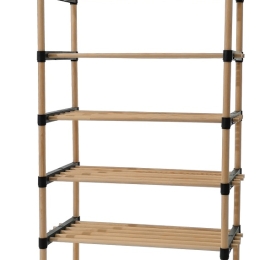 ΡΑΦΙΕΡΑ 7 ΡΑΦΙΑ ΦΥΣΙΚΟ ΞΥΛΟ 56X29X115CM