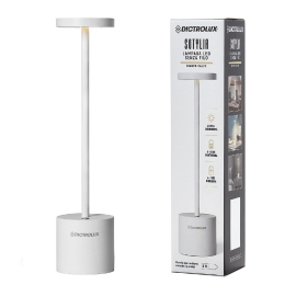 ΛΑΜΠΑ LED ΕΠΙΤΡΑΠΕΖΙΑ 5W ΕΠΑΝΑΦΟΡΤΙΖΟΜΕΝΗ 8-12 ΩΡΕΣ ΑΥΤΟΝΟΜΙΑΣ ΛΕΥΚΟ ΑΛΟΥΜΙΝΙΟ/PP Φ8X35CM