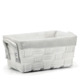 ΚΑΛΑΘΙ ΑΠΟΘΗΚΕΥΣΗΣ ΛΕΥΚΟ POLYESTER 28X17X13CM