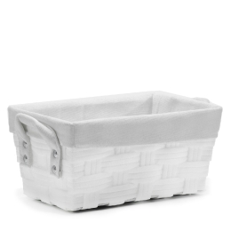 ΚΑΛΑΘΙ ΑΠΟΘΗΚΕΥΣΗΣ ΛΕΥΚΟ POLYESTER 33X21X16CM