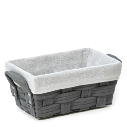 ΚΑΛΑΘΙ ΑΠΟΘΗΚΕΥΣΗΣ ΓΚΡΙ POLYESTER 28X17X13CM