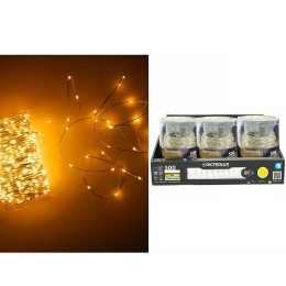 500 MICROLED ΕΣΩΤ. & ΕΞΩΤ. ΧΩΡΟΥ ΜΕ 8 ΠΡΟΓΡΑΜΜΑΤΑ ΚΑΙ ΜΕΤΑΣΧΗΜΑΤΙΣΤΗ ΘΕΡΜΟ ΛΕΥΚΟ ΦΩΣ ΔΙΑΦΑΝΟ ΚΑΛΩΔΙΟ ΜΗ ΕΠΕΚΤΕΙΝΟΜΕΝΟ IP