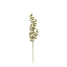 ΚΛΑΔΙ BERRIES ΧΡΥΣΟ 60CM