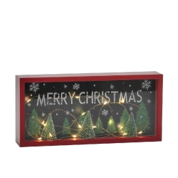 ΔΙΑΚΟΣΜΗΤΙΚΟ MERRY CHRISTMAS ΜΕ ΦΩΣ 14CM