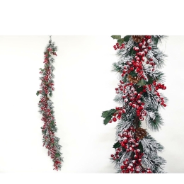 ΓΙΡΛΑΝΤΑ ΜΕ BERRIES ΧΙΟΝΙΣΜΕΝΟ 200CM