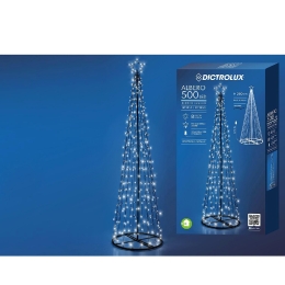 500 LED ΔΕΝΤΡΑΚΙ ΕΣΩΤ. & ΕΞΩΤ. ΧΩΡΟΥ ΜΕ 8 ΠΡΟΓΡΑΜΜΑΤΑ ΚΑΙ ΜΕΤΑΣΧΗΜΑΤΙΣΤΗ ΨΥΧΡΟ ΛΕΥΚΟ ΦΩΣ Φ70X280CM