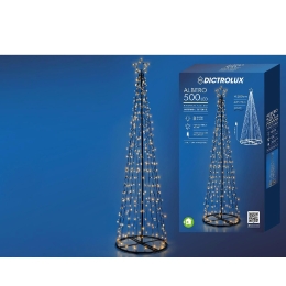 500 LED ΔΕΝΤΡΑΚΙ ΕΣΩΤ. & ΕΞΩΤ. ΧΩΡΟΥ ΜΕ 8 ΠΡΟΓΡΑΜΜΑΤΑ ΚΑΙ ΜΕΤΑΣΧΗΜΑΤΙΣΤΗ ΘΕΡΜΟ ΛΕΥΚΟ ΦΩΣ Φ70X280CM